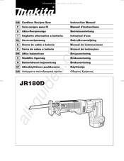 Makita JR180D Manual De Instrucciones