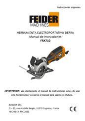 FEIDER Machines FRX710 Manual De Instrucciones