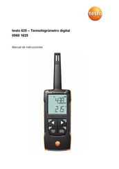 testo 625 Manual De Instrucciones