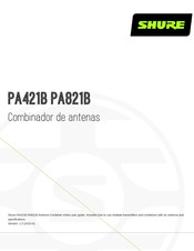 Shure PA821B Manual Del Usuario