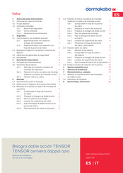 dormakaba TENSOR Manual De Instalación