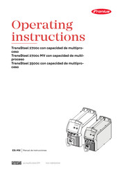 Fronius TransSteel 2700c Manual De Instrucciones