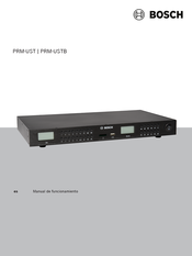 Bosch PRM-USTB Manual De Funcionamiento