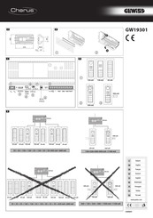 Gewiss Chorus GW19301 Manual Del Usuario