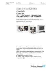 Endress+Hauser Liquiline CM448R Manual De Instrucciones Abreviado
