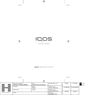 iQOS ORIGINALS DUO Guía De Usuario