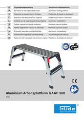 Gude GAAP 960 Traduccion Del Manual De Instrucciones Originales