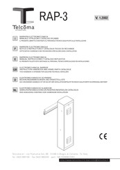 Telcoma Automations RAP-3 Manual Instrucciones