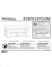 Ameriwood 5187012YCOM Instrucciones De Montaje