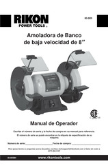 Rikon Power Tools 80-805 Manual De Operador