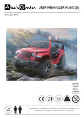 Alice's Garden JEEP WRANGLER RUBICON Manual De Instrucciones