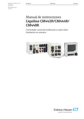 Endress+Hauser Liquiline CM442R Manual De Instrucciones
