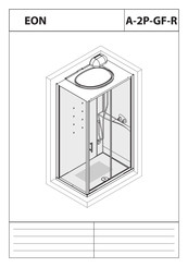 Novellini EON A-2P-GF-R Manual Del Usuario