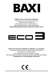 Baxi eco3 Manual De Uso E Instalación