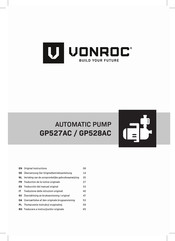 VONROC GP527AC Traducción Del Manual Original