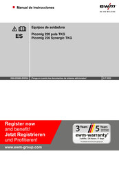 EWM Picomig 220 puls TKG Manual De Instrucciones