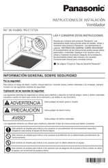 Panasonic RG-C1315A Instrucciones De Instalación