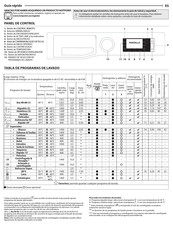 Hotpoint NLCD 10468 WD AW EU N Guía Rápida