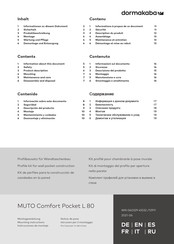 dormakaba MUTO Comfort Pocket L 80 Instrucciones De Montaje