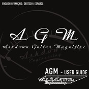 Ashdown Engineering AGM Serie Guia Del Usuario