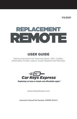 Car Keys Express GMPRR-7044-0 Manual Del Usuario