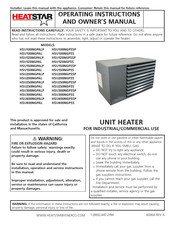 HeatStar HSU250NGPALP Instrucciones De Funcionamiento Y Manual Del Propietario