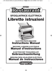 Imperia Restaurant RMN220 Manual De Instrucciones