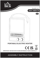 HOMCOM 820-348V70 Instrucciones De Ensamblaje