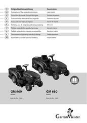 Garten Meister GM 680 Traducción Del Manual Original