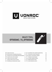 VONROC OT503AC Traducción Del Manual Original