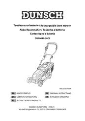 Dunsch DU10040-38C3 Instrucciones Originales