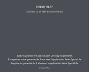 Jabra SPORT RUSH OTE24 Manual Del Usuario