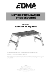 EDMA 260355 Instrucciones De Uso Y Seguridad
