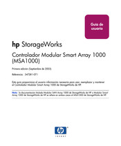 HP StorageWorks 1000 Manual De Instrucciones