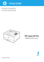 HP LaserJet Pro 4001dw Serie Guía De Configuración