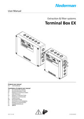 Nederman Terminal Box EX Manual De Instrucciones