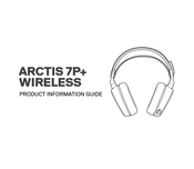 SteelSeries ARCTIS 7P+ WIRELESS Guía De Información Del Producto