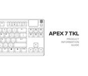 SteelSeries APEX 7 TKL Guía De Información Del Producto