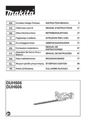 Makita DUH606 Manual De Instrucciones