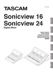 Tascam Sonicview 16 Manual Del Usuario