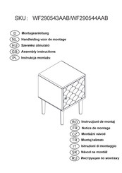 Merax WF290543AAB Instrucciones De Montaje