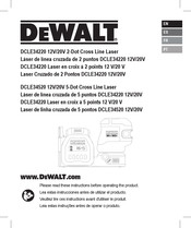 DeWalt DCLE34220 Manual De Instrucciones