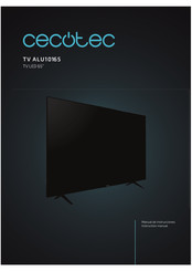 cecotec TV ALU10165 Manual De Instrucciones