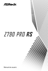 ASROCK Z790 Pro RS Manual Del Usuario