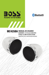 Boss Audio Systems MC425BA Manual De Usuario