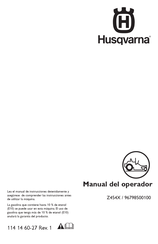 Husqvarna 96798500100 Manual Del Operador