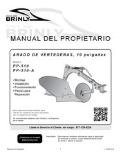 Brinly PP-510-A Manual Del Propietário