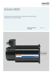 Bosch Rexroth Silniki MSK Manual De Instrucciones