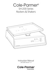 Cole-Parmer essentials SH-200 Serie Manual De Instrucciones