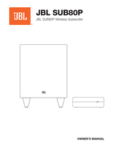 JBL SUB80P Manual Del Propietário